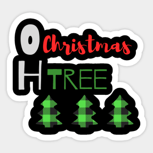 Oh Christmas Tree Sticker
